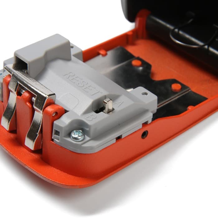 Сейф-ключница кодовая ТУНДРА, металл, пластик, оранжевый