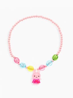 Набор детских украшений Выбражулька «Зайчики», 9 предметов: ободок, 2 резинки, 2 заколки, клипсы, кулон, браслет, кольцо, МИКС