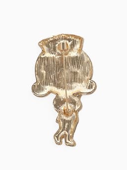 Брошь «Медсестричка» с журналом, цветная в золоте