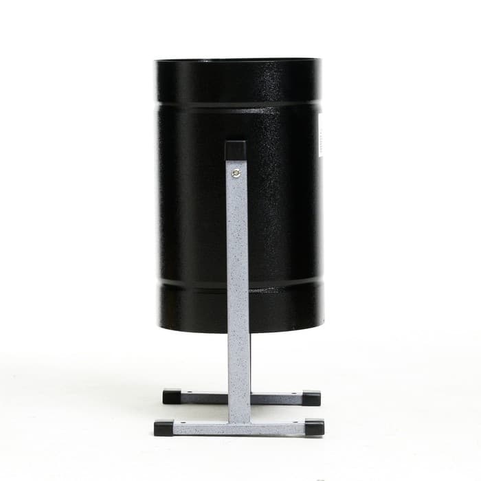 Урна для мусора «Уралочка Бюджет», уличная, 21 л, 35×55×26.5 см, бак 0.6 мм, чёрная