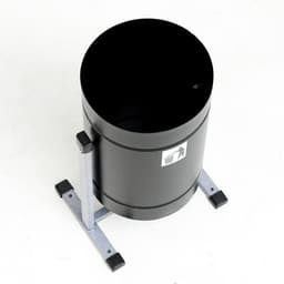 Урна для мусора «Уралочка Бюджет», уличная, 21 л, 35×55×26.5 см, бак 0.6 мм, чёрная