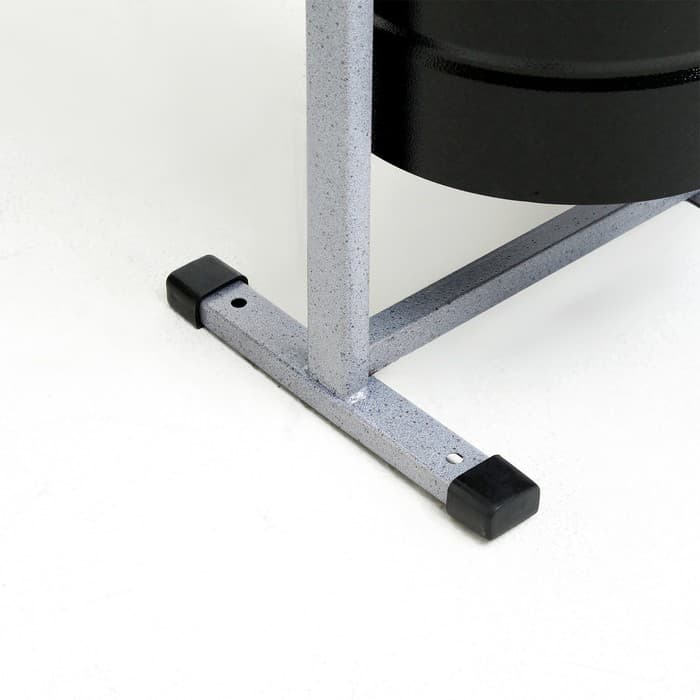 Урна для мусора «Уралочка Бюджет», уличная, 21 л, 35×55×26.5 см, бак 0.6 мм, чёрная