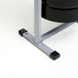 Урна для мусора «Уралочка Бюджет», уличная, 21 л, 35×55×26.5 см, бак 0.6 мм, чёрная