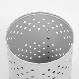 Урна для мусора «Уралочка», уличная, 21 л, 32×50×26.5 см, бак 0.6 мм, белая