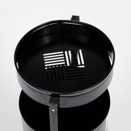 Урна для мусора «Меркурий», уличная, с пепельницей, 21 л, 32×70×28.5 см, бак 0.6 мм, чёрная