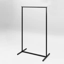 Вешало напольное без выноса 90×50×150 см, чёрное