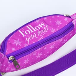 Сумка поясная детская для девочки, 25×6×13 см, Холодное сердце