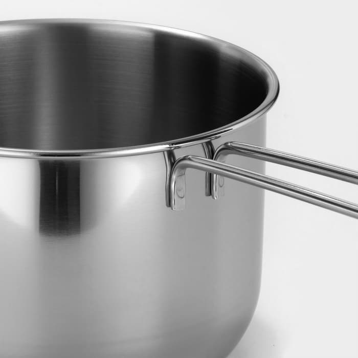 Ковш Amet «Классика», 2 л, металлическая ручка, нержавеющая сталь