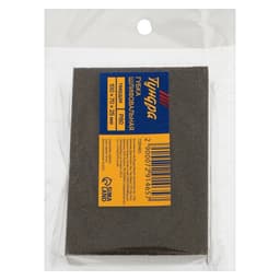 Губка абразивная шлифовальная ТУНДРА, твердая, 100×70×25 мм, P80