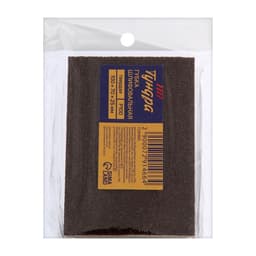 Губка абразивная шлифовальная ТУНДРА, твердая, 100×70×25 мм, P100