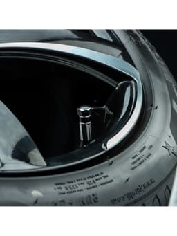 Колпачок на вентиль шины TORSO, черный, набор 4 шт.