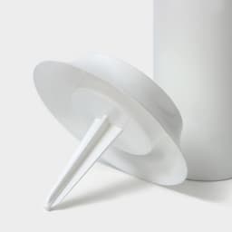 Ваза для цветов, 2.8 л, d=19 см, h=40 см, пластиковая, белая