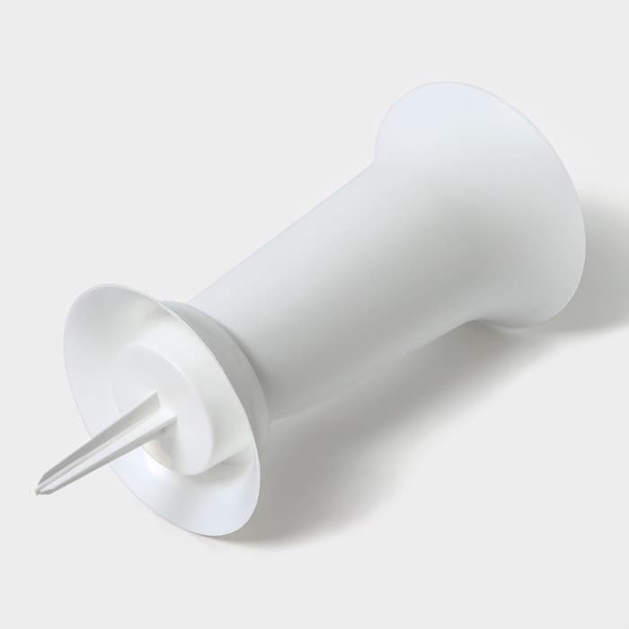 Ваза для цветов, 2.8 л, d=19 см, h=40 см, пластиковая, белая