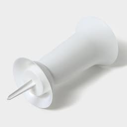 Ваза для цветов, 2.8 л, d=19 см, h=40 см, пластиковая, белая