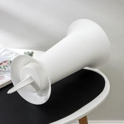 Ваза для цветов, 2.8 л, d=19 см, h=40 см, пластиковая, белая