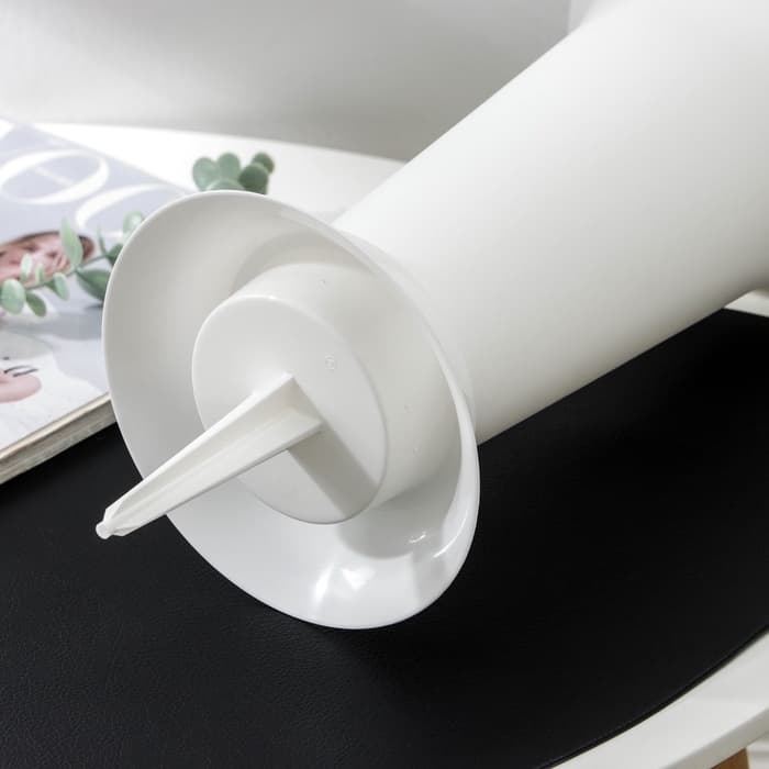 Ваза для цветов, 2.8 л, d=19 см, h=40 см, пластиковая, белая