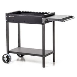 Мангал «МАН 202», 106.5×52×79.7 см, 2 мм, колёса, боковая полка