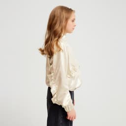 Жакет (бомбер) детский MINAKU: Casual Collection KIDS, бежевый, рост 134 см