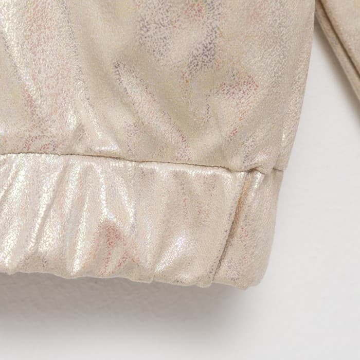 Жакет (бомбер) детский MINAKU: Casual Collection KIDS, бежевый, рост 134 см