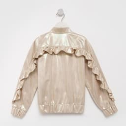 Жакет (бомбер) детский MINAKU: Casual Collection KIDS, бежевый, рост 134 см