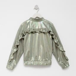 Жакет (бомбер) детский MINAKU: Casual Collection KIDS, зелёный, рост 122 см