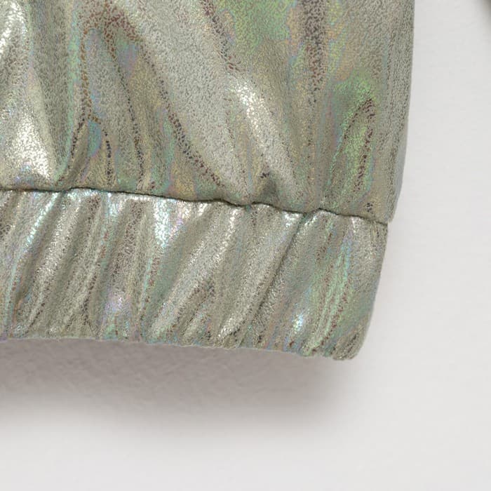 Жакет (бомбер) детский MINAKU: Casual Collection KIDS, зелёный, рост 134 см