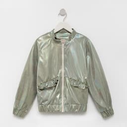 Жакет (бомбер) детский MINAKU: Casual Collection KIDS, зелёный, рост 146 см