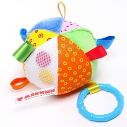 Мячик развивающий с петельками