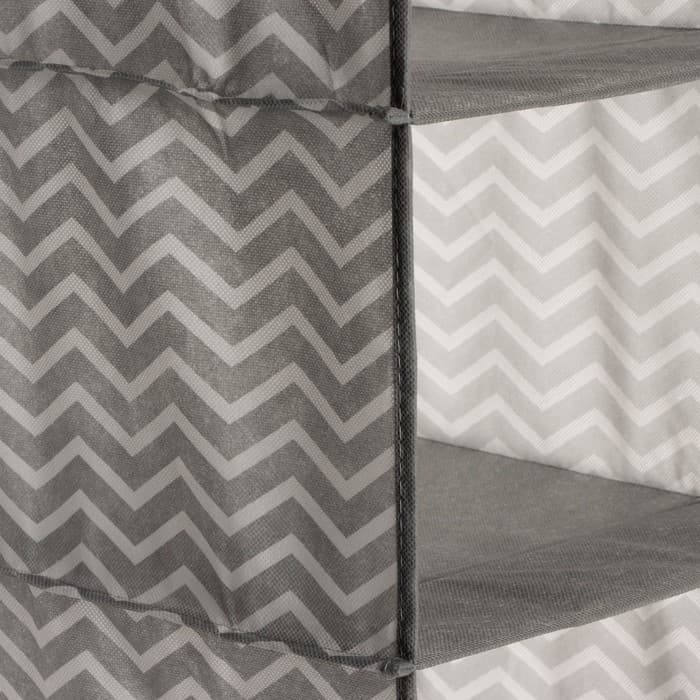 Органайзер подвесной «Симетро», 4 отделения, 80×30×30 см, серый