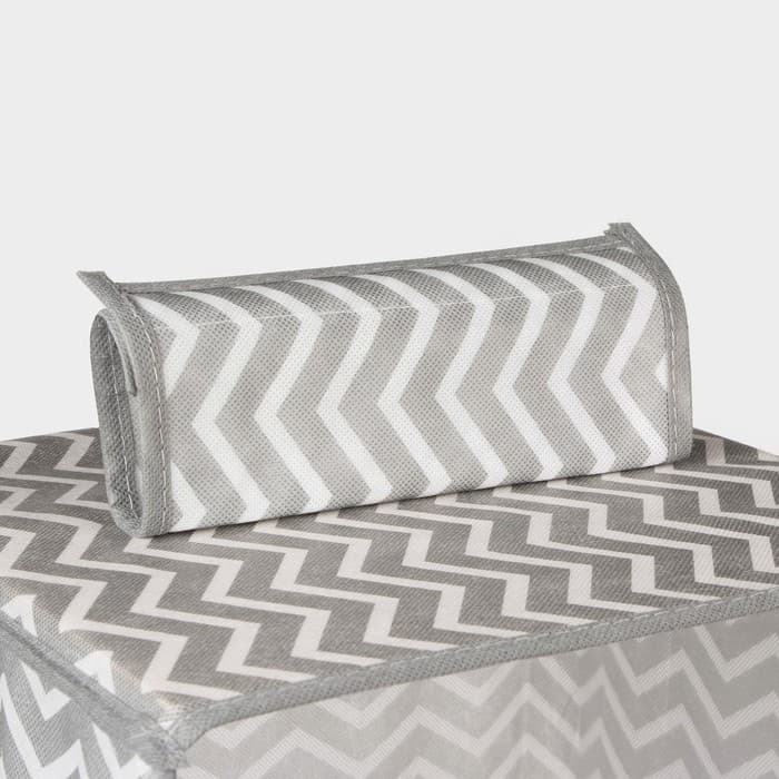 Органайзер подвесной «Симетро», 4 отделения, 80×30×30 см, серый