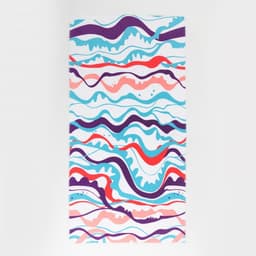 Полотенце пляжное «Этель. Волны» 75×140 см, микрофибра