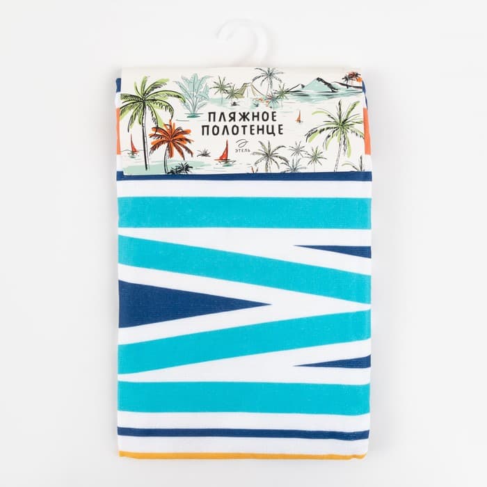 Полотенце пляжное «Этель» Summer, 75×140 см, микрофибра, 230 г/м²