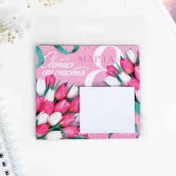 Магнит с блоком для записей «Светись от счастья. 8 Марта», 10×9 см