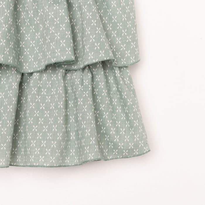 Топ для девочки MINAKU: Cotton Collection, цвет оливковый, рост 122 см