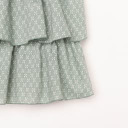 Топ для девочки MINAKU: Cotton Collection, цвет оливковый, рост 122 см