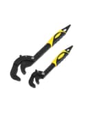 Ключи самозажимные ТУНДРА, 45 сталь, раскрытие 14 - 27 мм, 30 - 63 мм, 265 и 380 мм, 2 шт.