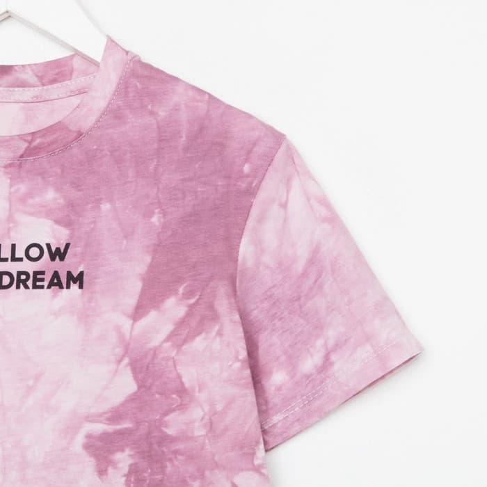 Футболка для девочки KAFTAN: Dream, лиловая, размер 34 (122-128 см)