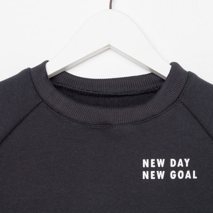 Свитшот для мальчика KAFTAN: Trendy, серый, размер 34 (122-128 см)