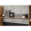 Полка настенная Crown 18, 1204×214×198 мм, цвет дуб золотистый/графит