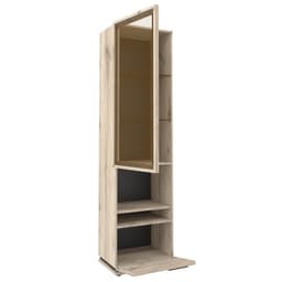 Шкаф для посуды Nature 13, 560×416×2116 мм, цвет гаскон пайн/чёрный