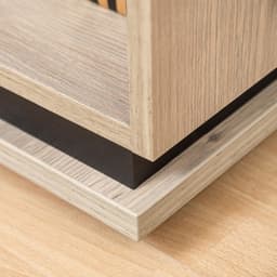 Шкаф – пенал прямой Nature 8, 560×416×2116 мм, цвет гаскон пайн/чёрный