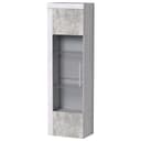 Витрина высокая «Леон 1», 560×389×2113 мм, цвет ясень анкор светлый, ателье светлый