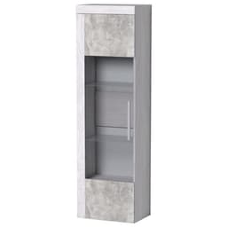 Витрина высокая «Леон 1», 560×389×2113 мм, цвет ясень анкор светлый, ателье светлый