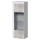 Витрина низкая «Леон 2», 560×389×1758 мм, цвет ясень анкор светлый, ателье светлый