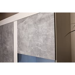 Витрина низкая «Леон 2», 560×389×1758 мм, цвет ясень анкор светлый, ателье светлый