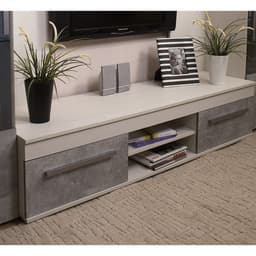 Витрина низкая «Леон 2», 560×389×1758 мм, цвет ясень анкор светлый, ателье светлый