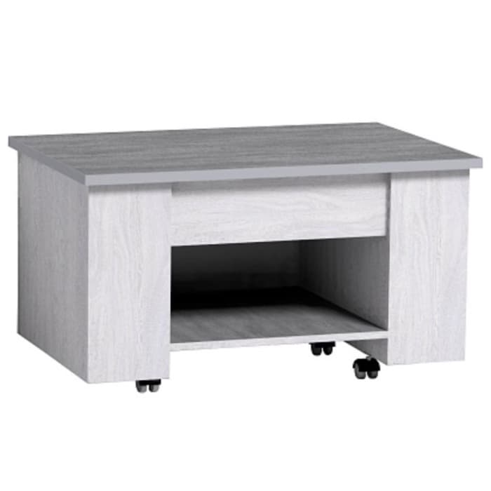 Стол – трансформер «Леон 219», 900×594×507 (770) мм, цвет ясень анкор светлый/ателье