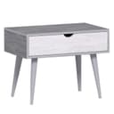 Столик журнальный «Леон 220», на ножках, 700×405×544 мм, цвет ясень анкор светлый/ателье светлый