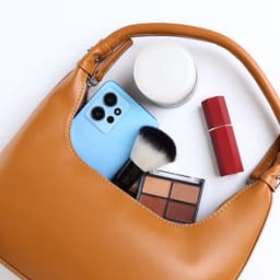 Сумка женская багет на молнии, 26×7×13 см, коричневая