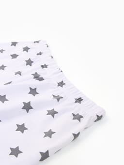 Пижама женская (футболка, шорты) KAFTAN Star, размер 40-42, серая